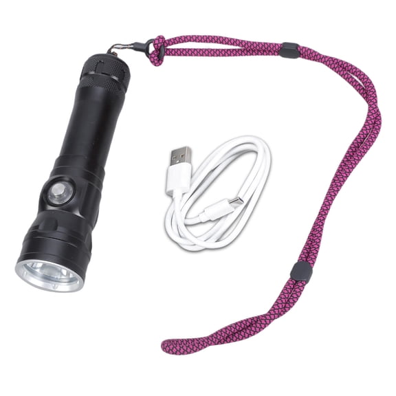 Underwater LED Flashlight Waterproof Sea Bottom Lighting 1500LM Fishing Torchs Waterproof Suitable for Marine Use