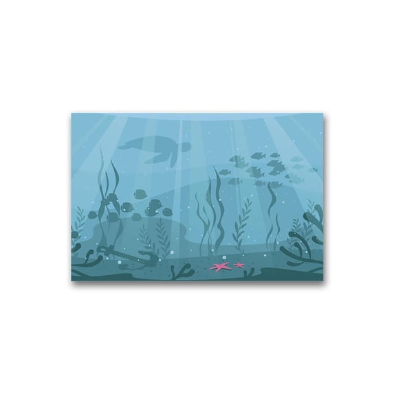 Underwater Life Design Poster -Image by Shutterstock