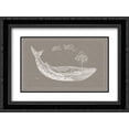 thumbnail image 1 of Underwater Life IX Greige 2x Matted 24x18 Black Ornate Framed Art Print by Brissonnet, Daphne, 1 of 2