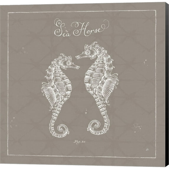 Underwater Life XIII Greige by Daphne Brissonnet, Canvas Wall Art