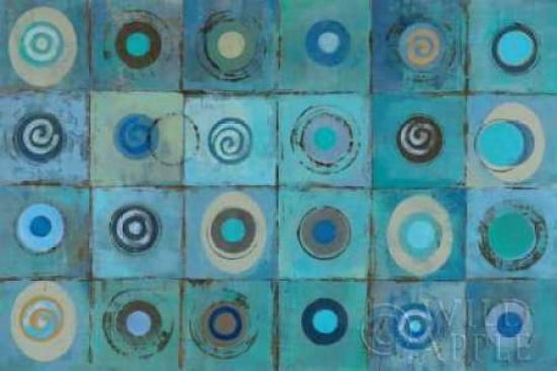 Underwater Mosaic Canvas Art - Silvia Vassileva (12 x 18)