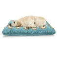 thumbnail image 1 of Underwater Pet Bed, Exotic Chambered Nautilus Sea Creatures Deep Ocean Marine Bubbles, Resistant Pad for Dogs and Cats Cushion with Removable Cover, 24" x 39", Sea Blue Ginger and White, by Ambesonne, 1 of 4