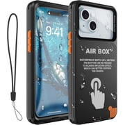 Underwater Phone Case for Snorkeling, [IP68 Waterproof] [Sensitive Inflated Touchscreen] [Precise Buttons], Only for 6.1" iPhone 16, 15/15 Pro, 14/14 Pro, 13/13 Pro, 12/12 Pro