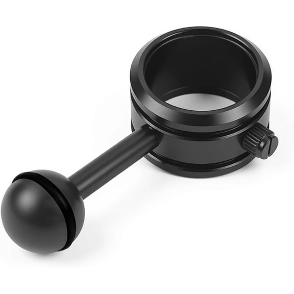 Underwater Photography Diving Light Mount, Aluminum Alloy Ball Head Clamp Bracket, Flashlight Holder