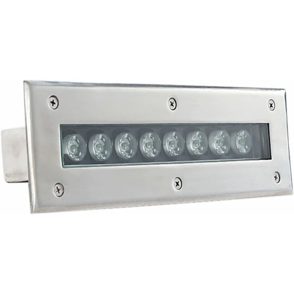 Underwater Pond Light LED Pool Lights Low Voltage AC12/24V IP68 Waterproof Recessed Ground Light for Waterfall Swimming Pools Landscape Lights(Red,12W-AC24V)