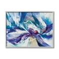 thumbnail image 1 of Stupell Industries Underwater Scene Abstract Swirling Blue Purple Details,16 x 20,Designed by K. Nari, 1 of 7