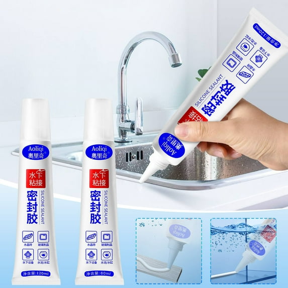 Underwater Sealant under $5! Xqxayjr Underwater Adhesive Sealant for Leak Repair, High Viscosity Instant Bond Glue for Metal and Ceramic, Waterproof Sealant for Pool and Aquarium