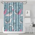thumbnail image 1 of Underwater Shark Shower Curtain Set - Vibrant Tropical Ocean Scene, Water-Resistant Washable Fabric with Reusable Grommets,72x72in, 1 of 5