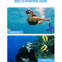Underwater Snorkeling Half Face Children's Swimming Mask Set Scuba Diving Respirator Anti-fog Mask Safe Breathing
