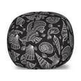 thumbnail image 1 of Underwater Storage Toy Bag Chair, Marine Shells Cockleshell Starfish in Ethnic Boho Exotic Style Ocean, Stuffed Animal Organizer Washable Bag, Small Size, Dark Grey and White, by Ambesonne, 1 of 3