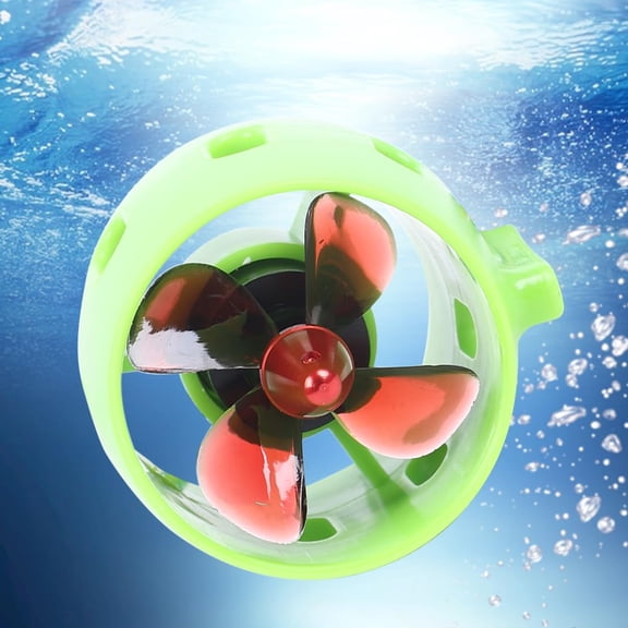 Underwater Thruster, 12V~24V 312W Boat Underwater Motor with 4-Blade Propeller, Boat Engine Aluminum Alloy Propeller for RC Bait Tug Boat Nest Ship Submarine