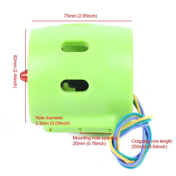 Underwater Thruster Motor 4 Blades Ship Model Propeller for ROV RC Bait Boat