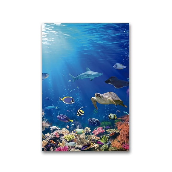 Underwater Tropical Reef Scene Poster -Image by Shutterstock