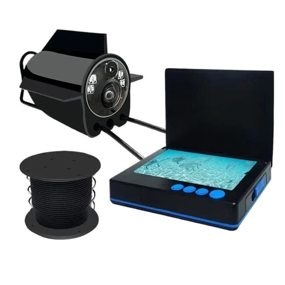 Underwater Visual HD Temperature Depth Sensing Camera Fully Waterproof Fish Finder Night Vision ,High Accuracy Identification
