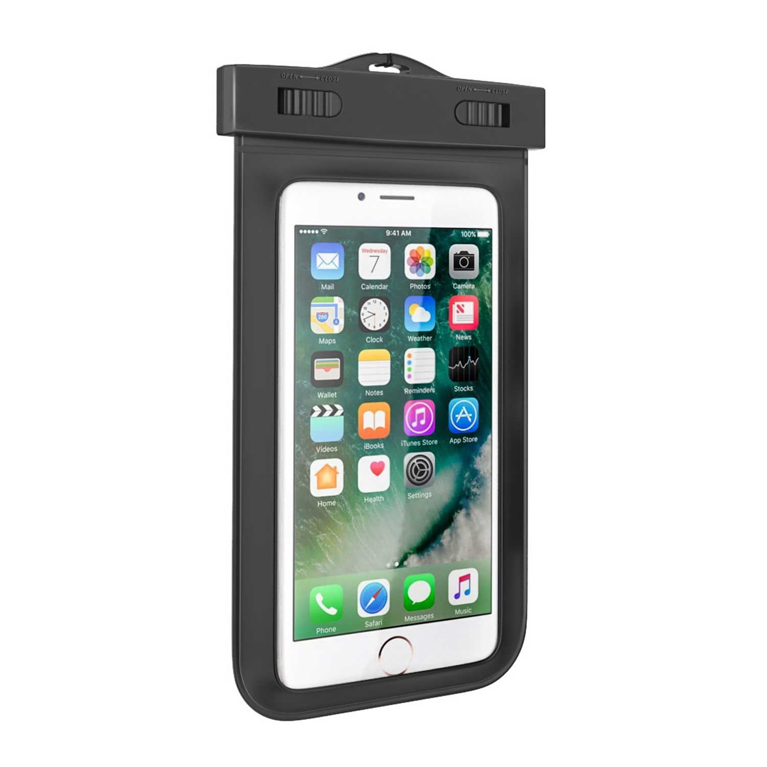 Underwater Waterproof Case for Cricket Vision Plus - Bag Floating Cover Touch Screen IPX8