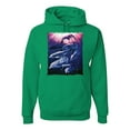 thumbnail image 1 of Underwater Whale Dolphin Bottlenose Nautical Fashion Graphic Hoodie Sweatshirt, Kelly, Small, 1 of 1
