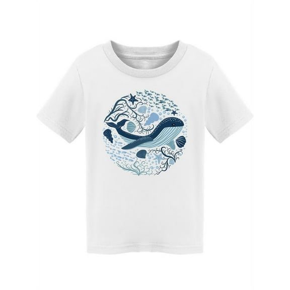 Underwater Whale T-Shirt Toddler -Image by Shutterstock,  3 Toddler