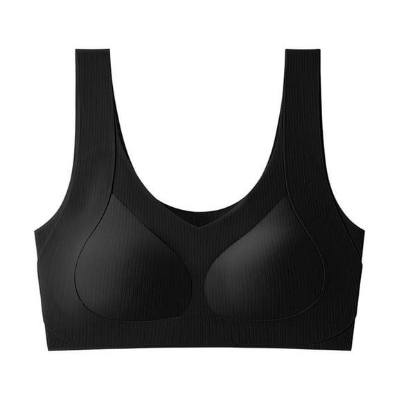 Underwear Bras for Women Full Coverage Padded Bra Wireless Bras Seamless Non-wired Bras Full Coverage Support Bra Comfy Daily Essentials Sport Bras for Gym Workout Yoga Bras