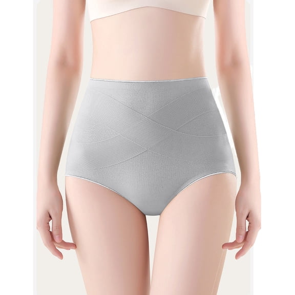Cotton Panty for Women Panties for Plus Size Women, Women Comfortable Solid Large Size Abdominal Panties Hight Waiste Underpants