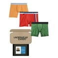 thumbnail image 1 of Underwear Expert Men's Boxer Briefs Curated Mystery Box, 3 Pairs, 1 of 4