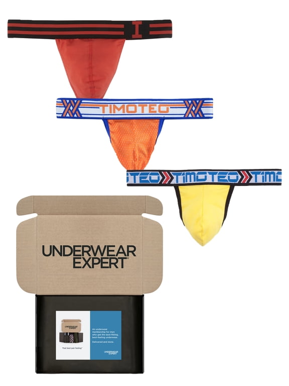 Men's Thongs Curated Mystery Box, 3 Pairs
