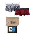 thumbnail image 1 of Underwear Expert Men's Trunks Curated Mystery Box, 2 Pairs, 1 of 4