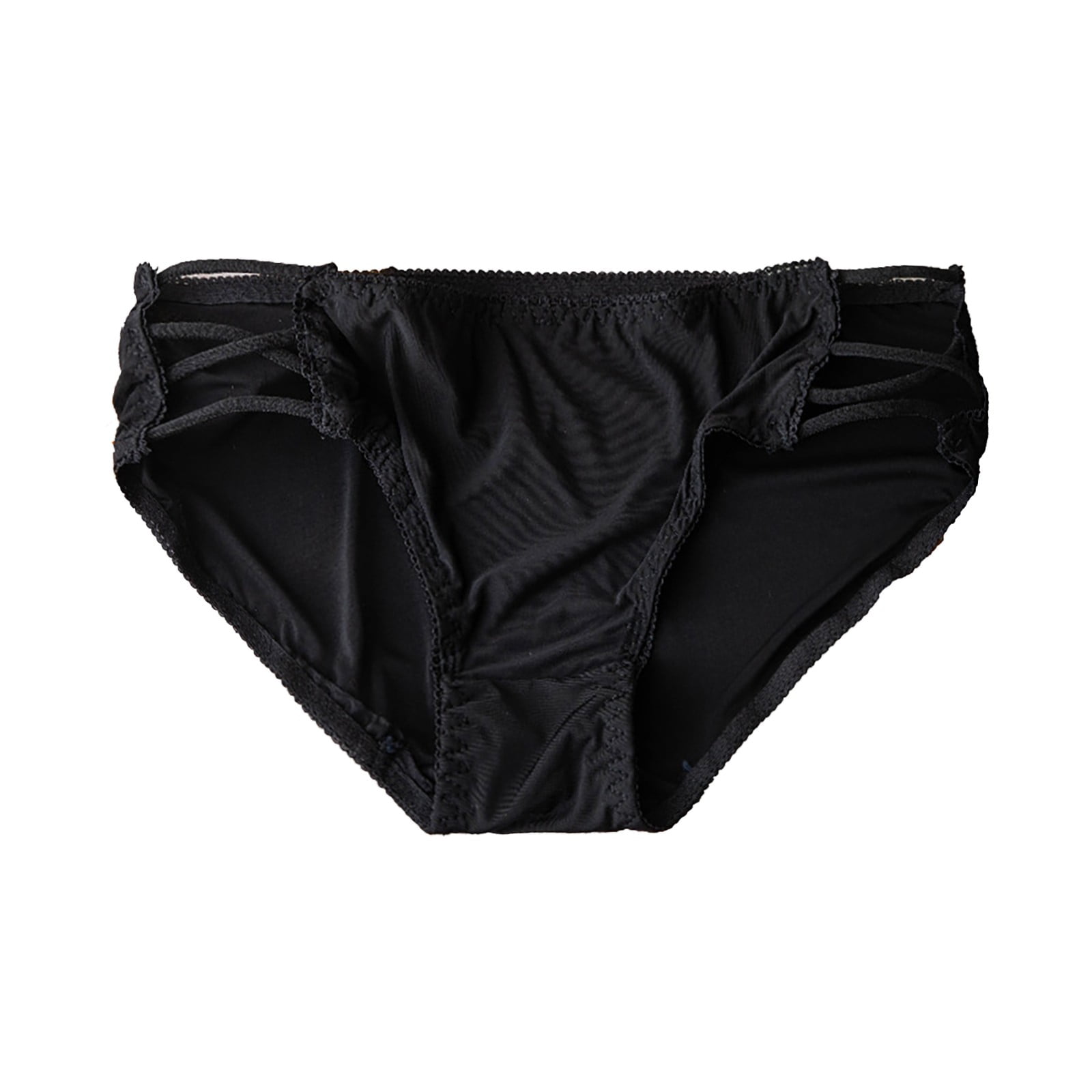 Underwear For Women Crotch Floral Lace Midnight Briefs Cross Strappy