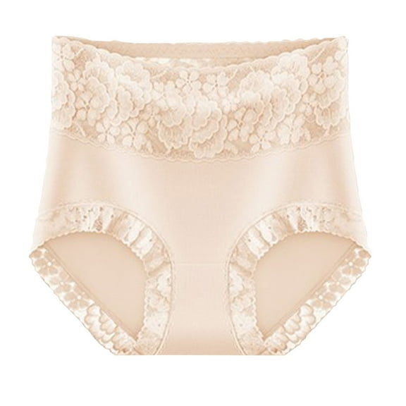 Underwear For Women Printed High Waisted Brief Panties Sexy Lightweight Lace Soft Ladies Brief