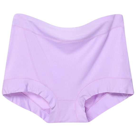 Underwear For Women Solid Color High Waisted Underwear Ladies Panties Sexy Soft Elasticity Stretch Briefs