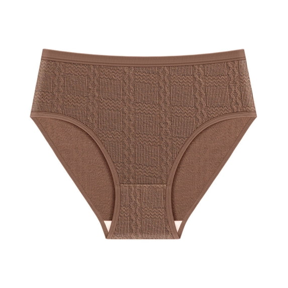 Underwear For Women Solid Color Mid Waisted Seamless For Women Underwear Sexy Panties High Cut Underwear Bikini Panties