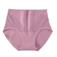 thumbnail image 1 of Tumotour Women Underwear Briefs High-Waist Hip Wrap Solid Color Plus Size Underpants, 1 of 3