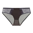thumbnail image 1 of Underwear French Thin Mesh Lace Panties Womens Sheer Low Waist Bikini Underpants Boy Short Underwear for Women Black M, 1 of 9
