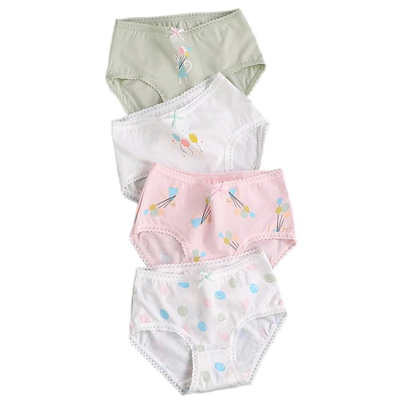 Underwear for Kids Boys 5t , Kids Underwear Boys Breathable Comfortable Girls Underwear 4 Pack Soft Stretchy Elastic Waistband For Kids Everyday Seasonal Wear 4PCS