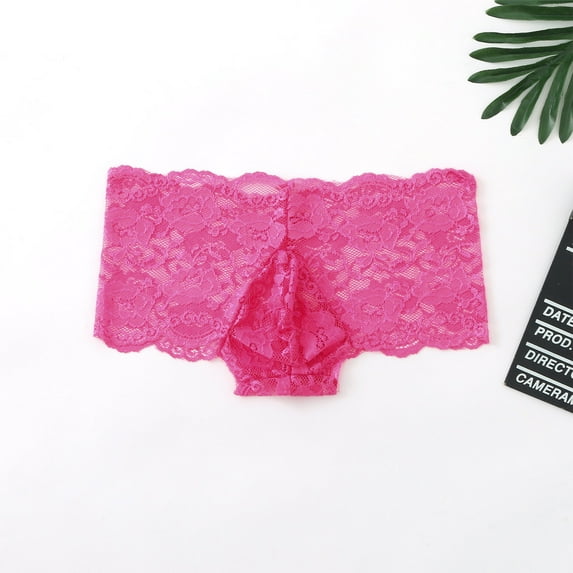 Underwear Men Lace Underpans Sports Breathable Soft Underwear