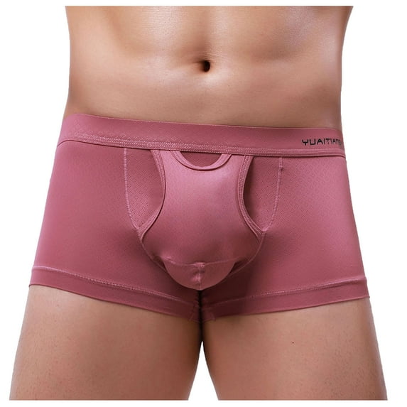 Underwear for Men,S Underwear Briefs,Men'S Color Briefs Fashion Underwear Personalized Mid-Waist Hoop Panties Buttock Covering Briefs,Mens Briefs Underwear