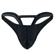 LROPLIE Underwear Men's Sretch T-back Micro Thong Brief Panties