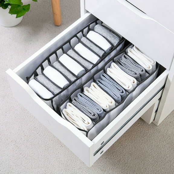 Underwear Organizer, 1pc Foldable Bra Underwear Organizer Drawer Divider Storage Organizer for Underwear, Socks, Ties, Bras, Women Underwear Storag