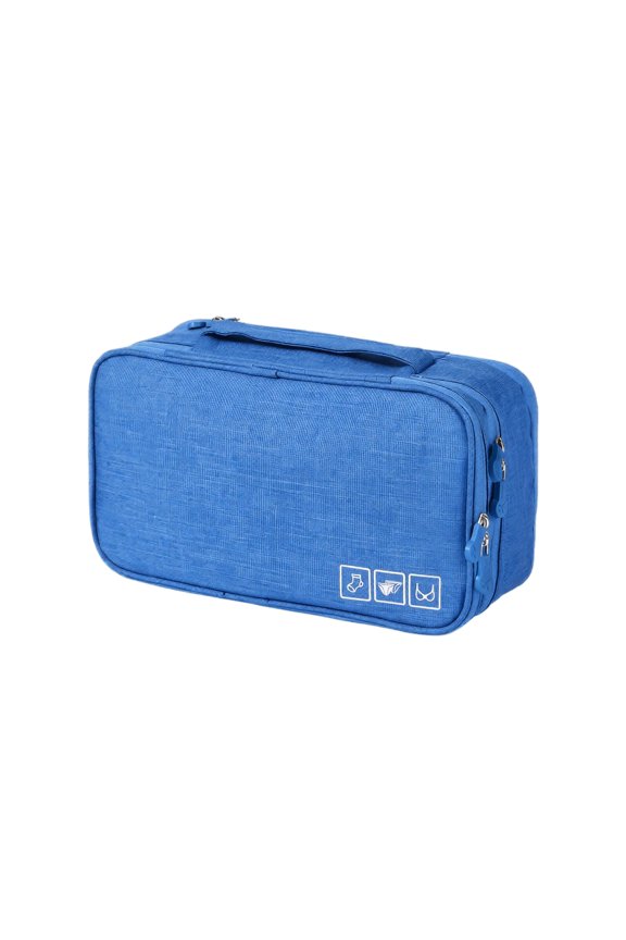 Underwear Organizer Bag Travel Bra Storage Case Sock Lingerie Pouch,Portable Oxford Cloth Waterproof Divider Handbag,Luggage Closet Packing Cubes for Undergarments Briefs Socks Essentials