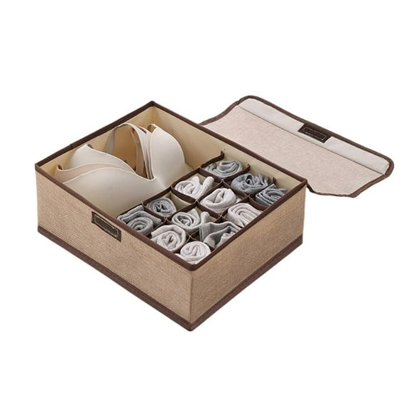 Underwear Storage Box Drawer Type Fabric Household Socks Underwear Box R2H7