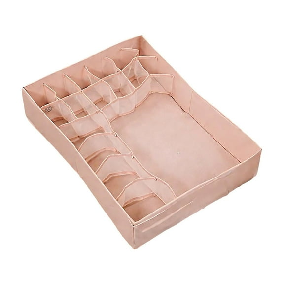 Underwear Storage Box Panties Socks Bra Three-in-One Organizer Drawer Divider Home Wardrobe Storage Solution with Handles