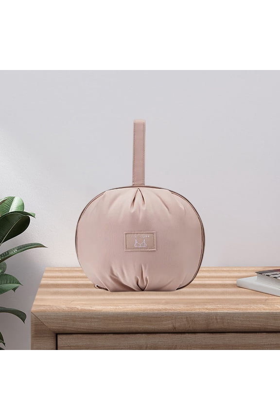 Underwear Storage Travel Bag Spherical Organizer Portable Waterproof Bra Storage Case, Space Saving Design Durable Protection Multi Use Organizer, for Travel Packing Luggage Closet Organization