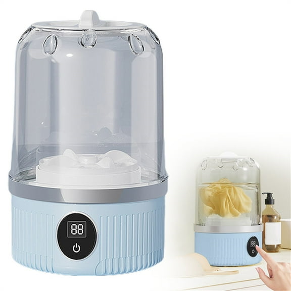 Underwear Washer Portable Rechargeable Cordless Washing Machine 1L Capacity White High Efficiency