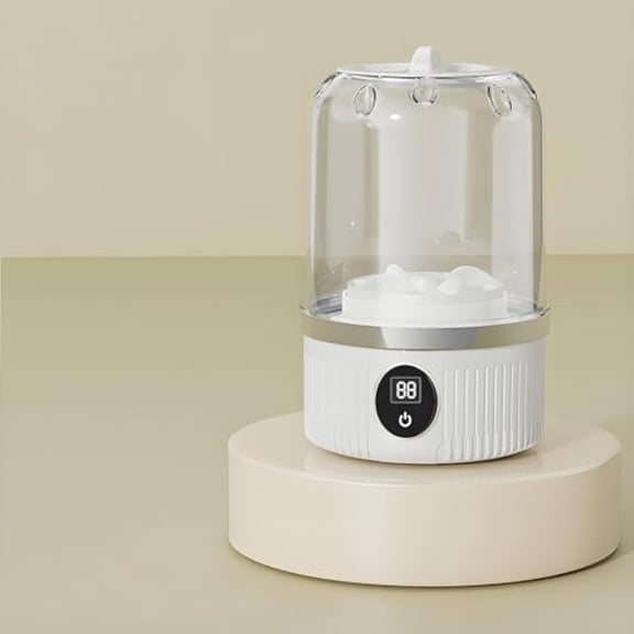 Underwear Washer, Portable Rechargeable Mini Ultrasonic Washing Machine for Underwear, Ideal for Home, Apartment, Travel, Camping(White)