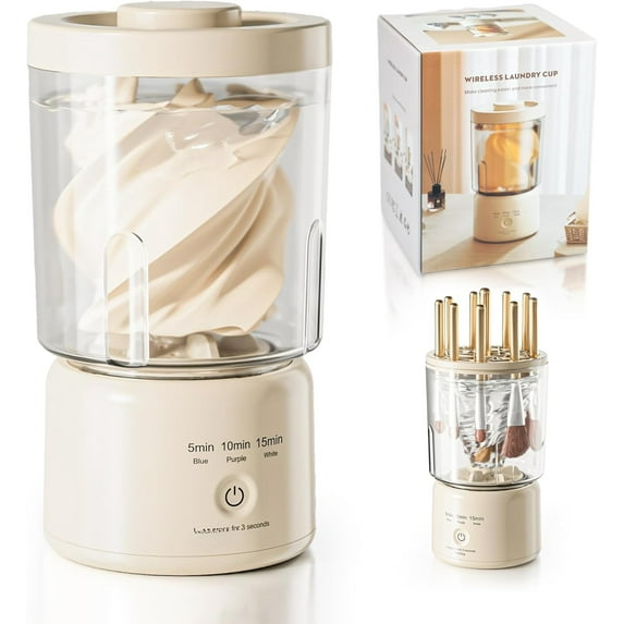 Underwear Washing Machine, Upgrade Mini Portable Washing Machine Rechargeable Underwear Washer Deep Cleans Small Clothes for Apartment, Dorm, RV, Travel & Hotel Use