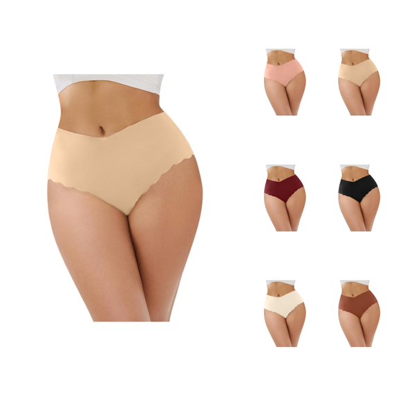 Underwear Women Lace Waistband Full Briefs Ladies High Leg Knickers For Women Soft Stretch Panties Panties Cotton