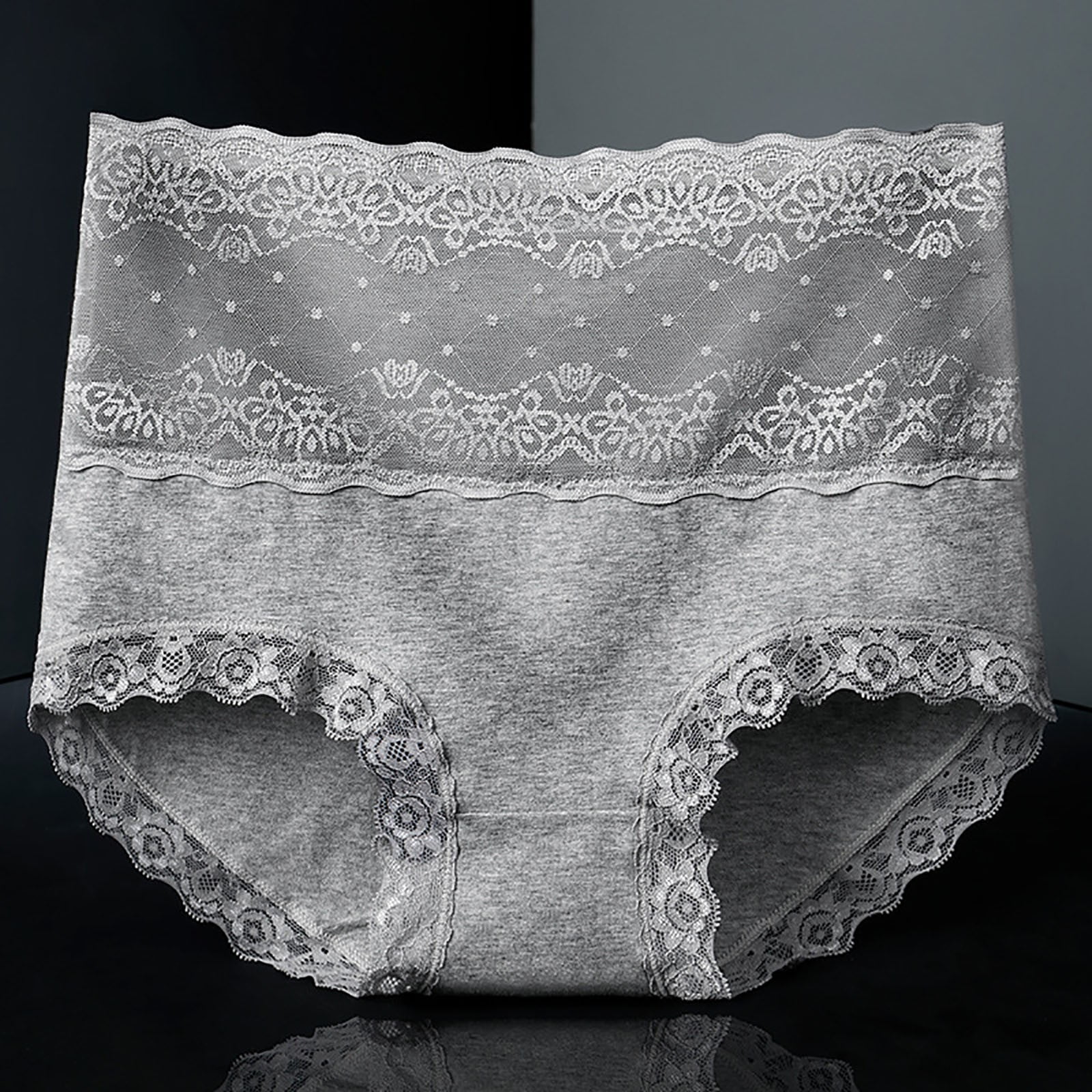 Underwear Women Pack Boyshorts Women'S High Waisted Sexy Lace Belly