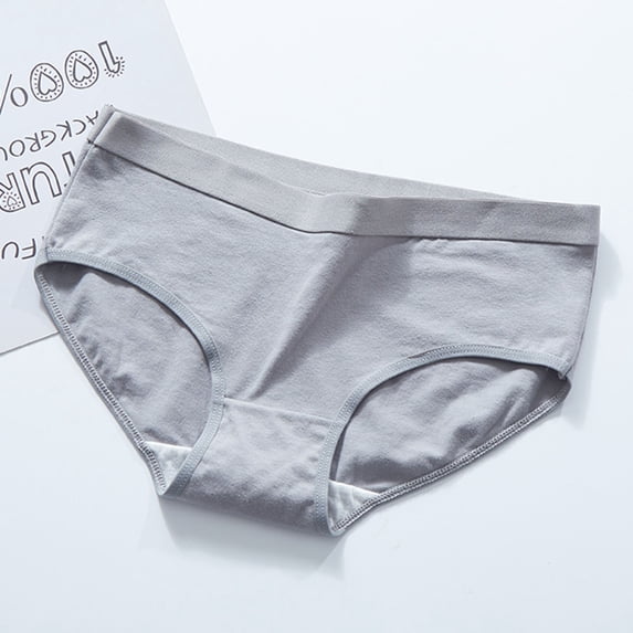 Underwear Women Pack Cotton, Mid Cotton Crotch Women's Underwear With No All Cotton Stretch Breathable Comfortable Combed Cotton Women's Pants