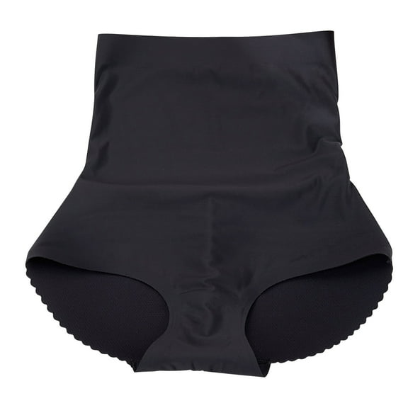 Underwear Women Panties Butt Pads Shapewear Briefs for Women High Waisted Tummy Shapewear Butt Lifting Panties Padded Underwear Panty Briefs for Women Black L