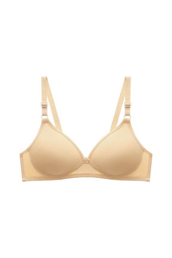 Underwear under $3.00 Bras For Couples Kinky Women'S Bra Soild Wire Free Underwear One-Piece Bra Everyday Small Cup Underwear