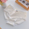 thumbnail image 1 of Underwear for Girls Size 9-14 Cotton High Waisted Stretchy Breathable Briefs Teens Juniors Casual Solid Color Full-Coverage Comfort Panties, 1 of 3